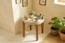 ROUND CONTRETE TOP SIDE TABLE - TPTA01