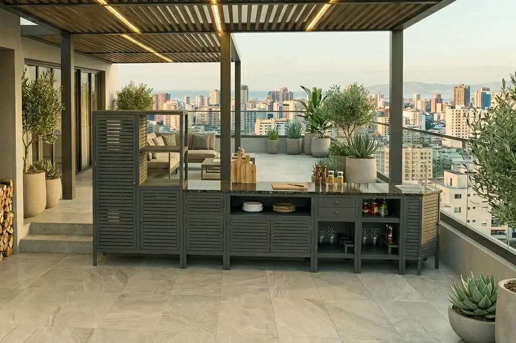 Cabinet with Charcoal Wash Finish -TPCBN10