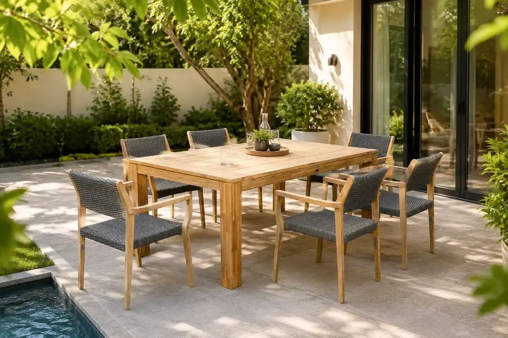 WICKER DINING SET - TPDN17
