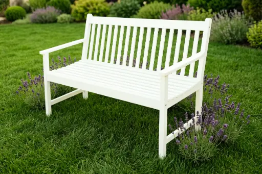 3 SEATER BENCH - PU WHITE - TPB10